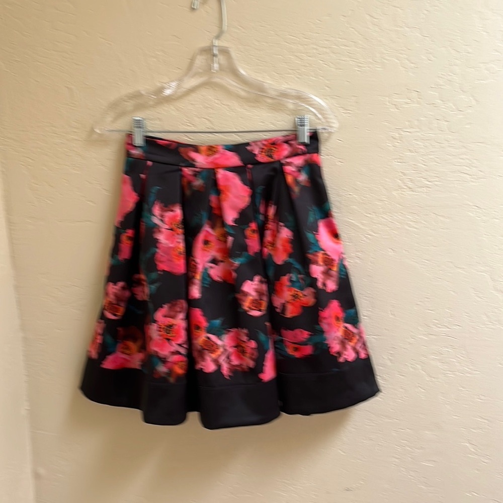French Connection, floral swing skirt size 4